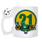 Кружка с футбольным мячиком