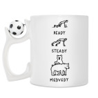 Кружка с футбольным мячиком