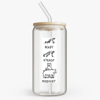 Банка с бамбуковой крышкой