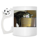 Кружка с футбольным мячиком