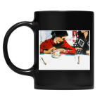 Кружка цветная UV-DTF