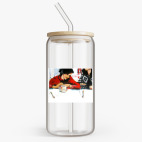 Банка с бамбуковой крышкой