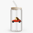 Банка с бамбуковой крышкой