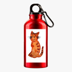 Металлическая бутылка 400 мл UV-DTF