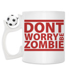 Кружка с футбольным мячиком