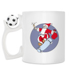 Кружка с футбольным мячиком