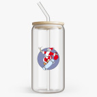 Банка с бамбуковой крышкой