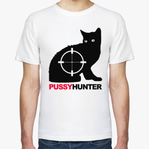 Футболка с принтом PussyHunter