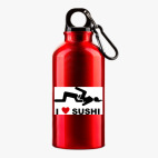 Металлическая бутылка 400 мл UV-DTF