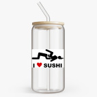 Банка с бамбуковой крышкой