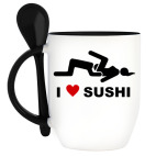 Кружка с ложкой