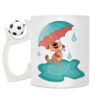 Кружка с футбольным мячиком