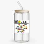 Банка с бамбуковой крышкой