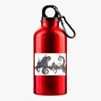 Металлическая бутылка 400 мл UV-DTF