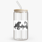 Банка с бамбуковой крышкой