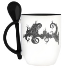 Кружка с ложкой