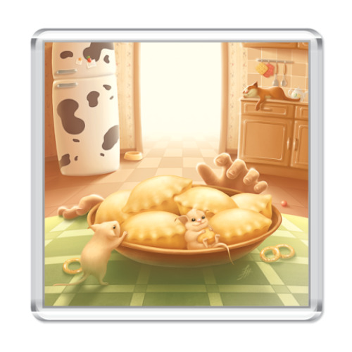 Магнит С днем домового