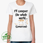 Женская футболка органик