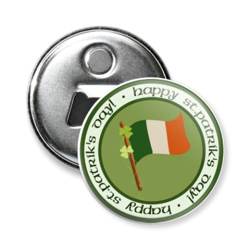 Магнит-открывашка Флаг Ирландии