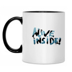 Кружка двухцветная