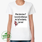 Женская футболка органик