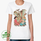 Женская футболка органик