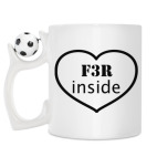 Кружка с футбольным мячиком