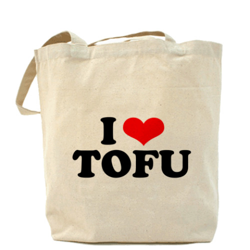 Сумка шоппер I love tofu