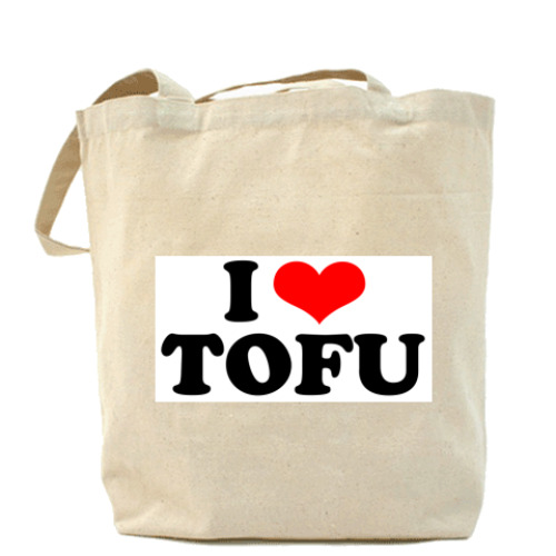 Сумка шоппер I love tofu