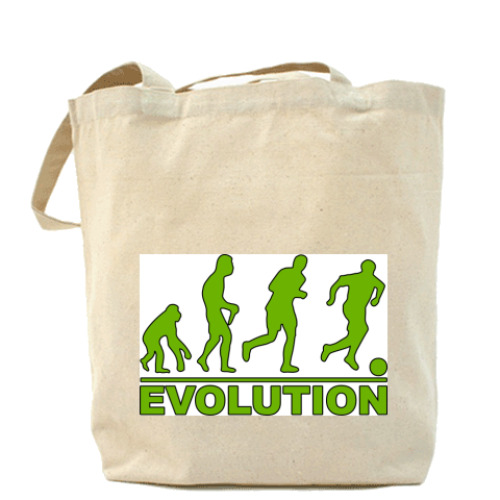 Сумка шоппер с принтом Evolution