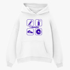 Толстовка худи оверсайз