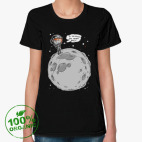 Женская футболка органик