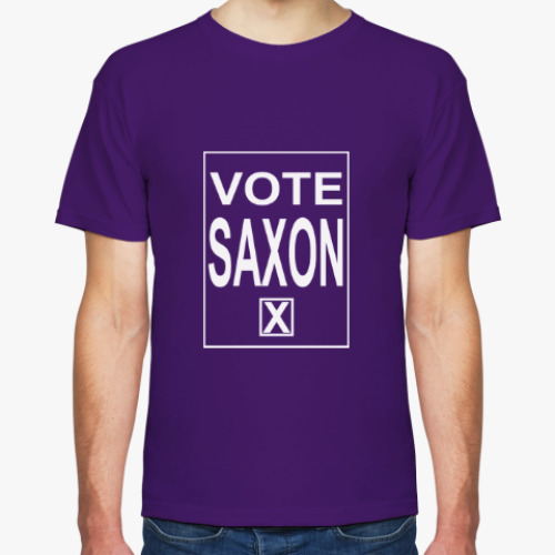 Футболка Vote Saxon Доктор Кто