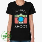 Женская футболка органик