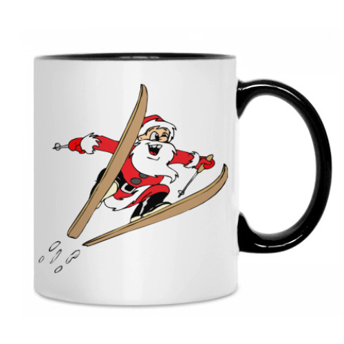 Кружка с принтом Дед Мороз