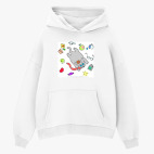 Толстовка худи оверсайз