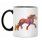 Кружка двухцветная