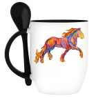 Кружка с ложкой