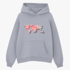 Толстовка худи оверсайз