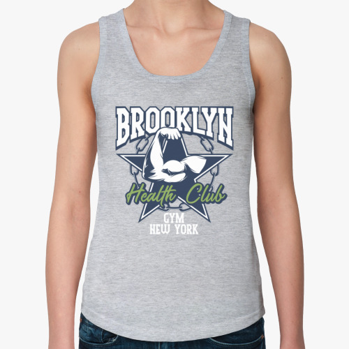 Женская майка с принтом Brooklyn