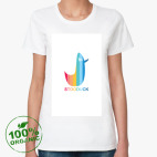 Женская футболка органик