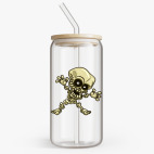 Банка с бамбуковой крышкой