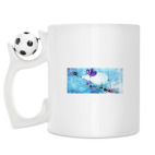 Кружка с футбольным мячиком