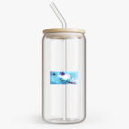 Банка с бамбуковой крышкой