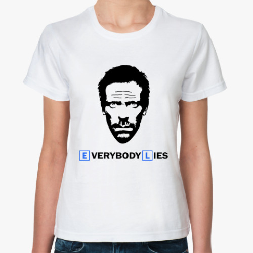 Классическая футболка с принтом House