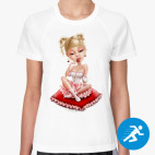 Женская спортивная футболка