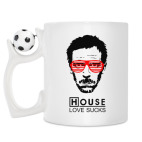 Кружка с футбольным мячиком