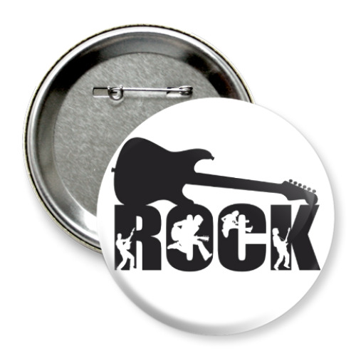 Значок 75мм Rock