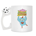 Кружка с футбольным мячиком