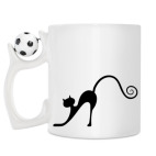 Кружка с футбольным мячиком